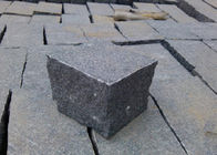 Doğal Split Siyah Açık Parke Taşları, Granit Gri Siyah Parke Taşları