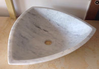 Arabescato Beyaz Mermer Havzası / Banyo Yıkama Lavabo Ahşap Ven Mermer Havzası