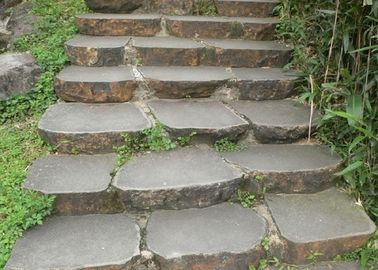 Bahçe Doğal Parke Taşları Sert Arnavut Kaldırımı Bazalt Taşı İnşaatı
